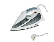 Утюг электрический LIRA LR 0606, 220 В, 2400 Вт, покрытие подошвы: нержавеющая сталь