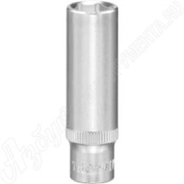 Головка торцевая глубокая 1/4"DR, 10 мм, THORVIK, FS11410