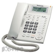 Телефон Panasonic KX-TS2388RUW белый,АОН,ЖК дисплей