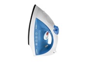 Утюг Magnit RMI-1600, 1400 Вт, нержавеющая сталь, белый/синий