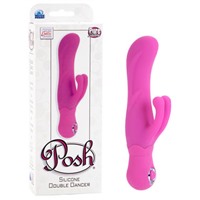 California Exotic Posh Silicone Double Dancer, розовый
Вибратор с двойным клиторальным отростком