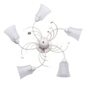 				DeMarkt Нежность 5*60W Е14 белая Люстра