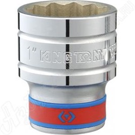 Головка торцевая стандартная двенадцатигранная 1/2", 15/16", дюймовая, KING TONY, 433030S