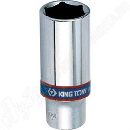 Головка торцевая глубокая шестигранная 3/8", 16 мм, KING TONY, 323516M