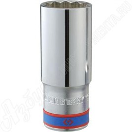 Головка торцевая глубокая двенадцатигранная 1/2", 9 мм, KING TONY, 423009M