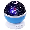 Вращающийся ночник-проектор Звездное небо STAR MASTER DREAM голубой