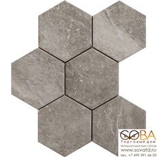 Керамогранит Ragno  Bistrot Crux Grey 21х18,2 купить по лучшей цене в интернет магазине стильных обоев Сова ТД. Доставка по Москве, МО и всей России