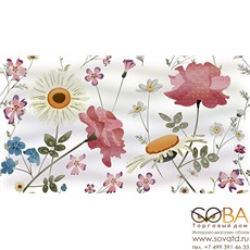 Плитка Dec Floret Panno A КПН16FloretA 25х45 купить по лучшей цене в интернет магазине стильных обоев Сова ТД. Доставка по Москве, МО и всей России