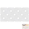 Декор Мореска  геометрия белый 1641-8631 20х40, интернет-магазин Sportcoast.ru