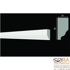 Лепнина Decor-Dizayn Молдинг DD609 купить по лучшей цене в интернет магазине стильных обоев Сова ТД. Доставка по Москве, МО и всей России