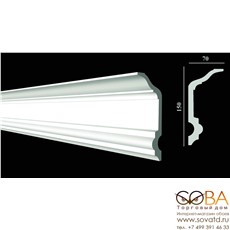 Лепнина Decor-Dizayn Карниз DD505 купить по лучшей цене в интернет магазине стильных обоев Сова ТД. Доставка по Москве, МО и всей России