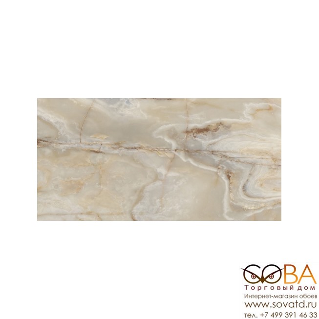 Керамогранит Casa Dolce Casa Onyx and More Golden Onyx Glossy (60x120)см 765467 (Италия) купить по лучшей цене в интернет магазине стильных обоев Сова ТД. Доставка по Москве, МО и всей России