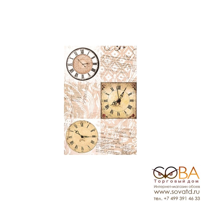 Декор Clock  D1D176 20х30 купить по лучшей цене в интернет магазине стильных обоев Сова ТД. Доставка по Москве, МО и всей России