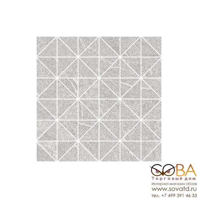 Мозаика Meissen  Grey Blanket треугольники серый 29x29 купить по лучшей цене в интернет магазине стильных обоев Сова ТД. Доставка по Москве, МО и всей России