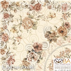 Напольная плитка Goldencer  Decor Celine Cream 33.3 x 33.3 купить по лучшей цене в интернет магазине стильных обоев Сова ТД. Доставка по Москве, МО и всей России