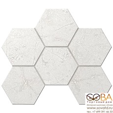 Керамогранит Ametis Мозаика MA01 Hexagon 25x28,5 непол.(10 мм) купить по лучшей цене в интернет магазине стильных обоев Сова ТД. Доставка по Москве, МО и всей России