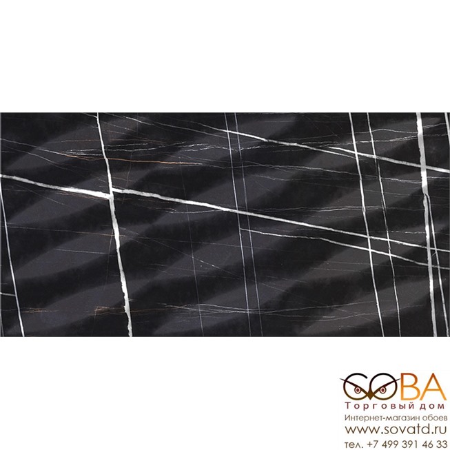 Керамогранит Marble Trend  K-1004/SCR/30x60 Nero Dorato купить по лучшей цене в интернет магазине стильных обоев Сова ТД. Доставка по Москве, МО и всей России