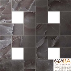 Мозаика Atlas Concorde  Супернова Оникс Блэк Агате Лапп 45х45 купить по лучшей цене в интернет магазине стильных обоев Сова ТД. Доставка по Москве, МО и всей России