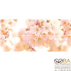 Панно Cherry  многоцветное (CW2H454D) 40x88 купить по лучшей цене в интернет магазине стильных обоев Сова ТД. Доставка по Москве, МО и всей России