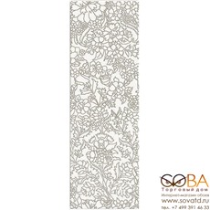 Декор Meissen Вставка Pret a Porter White Iserto Flower 25х75 купить по лучшей цене в интернет магазине стильных обоев Сова ТД. Доставка по Москве, МО и всей России