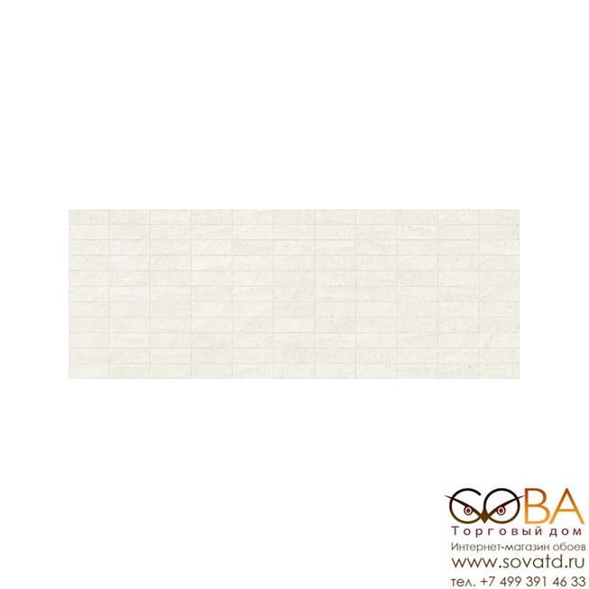 Керамическая плитка Porcelanosa Prada Mosaico White (45x120)см P3580091 (Испания) купить по лучшей цене в интернет магазине стильных обоев Сова ТД. Доставка по Москве, МО и всей России