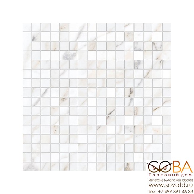 Мозаика Marazzi  Allmarble Wall Golden White Mosaico Lux 40х40 купить по лучшей цене в интернет магазине стильных обоев Сова ТД. Доставка по Москве, МО и всей России