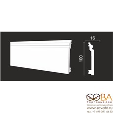 Лепнина Decor-Dizayn Плинтус DD701 купить по лучшей цене в интернет магазине стильных обоев Сова ТД. Доставка по Москве, МО и всей России