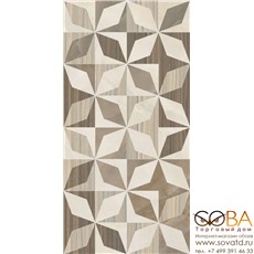 Декор Vitra  Serpeggiante Геометрический теплая гамма 7ЛПР 30х60 купить по лучшей цене в интернет магазине стильных обоев Сова ТД. Доставка по Москве, МО и всей России