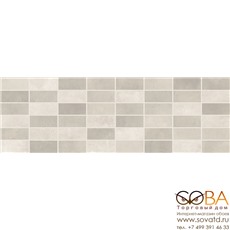 Декор Fiori Grigio  мозаика светло-серая 1064-0047 / 1064-0102 20х60 купить по лучшей цене в интернет магазине стильных обоев Сова ТД. Доставка по Москве, МО и всей России