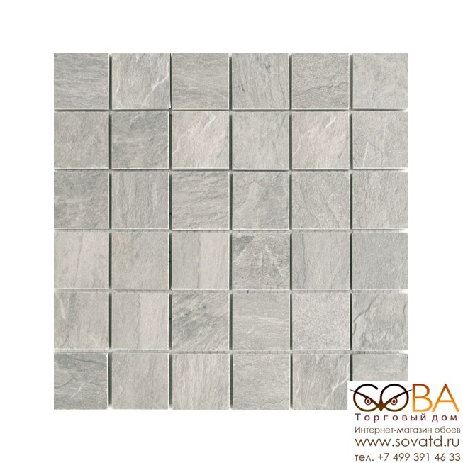 Мозаика Rex Ardoise Mosaico Gris Grip (30x30)см 739360 (Италия) купить по лучшей цене в интернет магазине стильных обоев Сова ТД. Доставка по Москве, МО и всей России