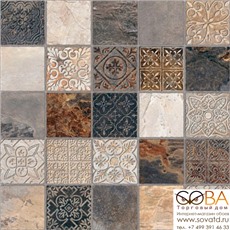 Керамогранит напольный Gayafores  Deco Calzada Ardesia Nslip 45 x 45 купить по лучшей цене в интернет магазине стильных обоев Сова ТД. Доставка по Москве, МО и всей России