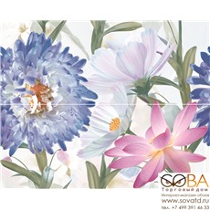 Плитка Dec Fantasy Jardin AB (из 2-х пл) 20х50 купить по лучшей цене в интернет магазине стильных обоев Сова ТД. Доставка по Москве, МО и всей России