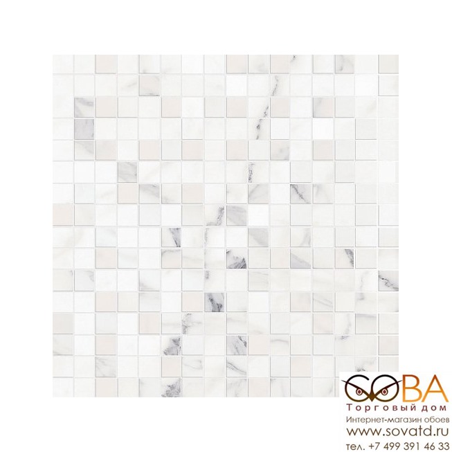 Мозаика Marazzi  Allmarble Wall Statuario Mosaico Lux 40х40 купить по лучшей цене в интернет магазине стильных обоев Сова ТД. Доставка по Москве, МО и всей России