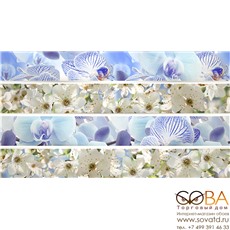 Декор Dec Mosaic Blue  КВС16MosaicBlue 25х45 купить по лучшей цене в интернет магазине стильных обоев Сова ТД. Доставка по Москве, МО и всей России