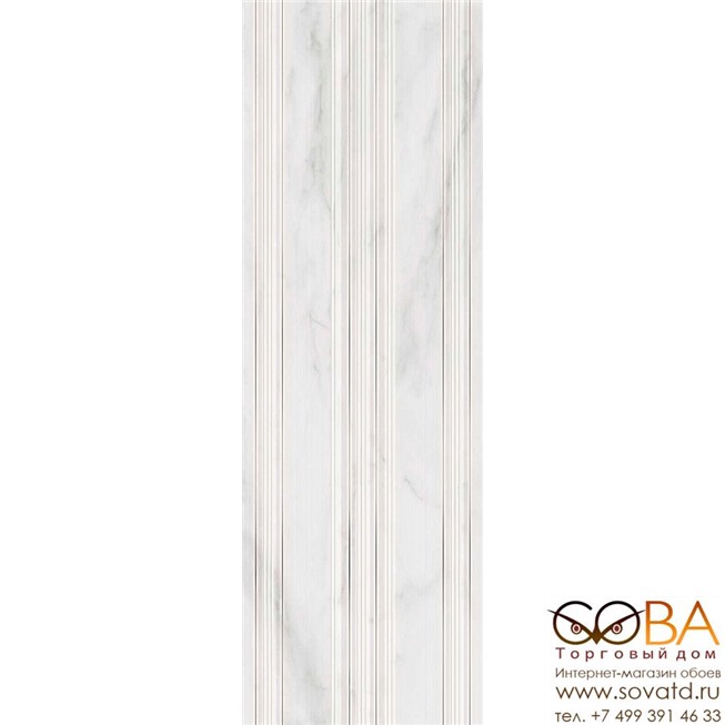 Декор Marazzi  Marbleplay Decoro Classic White 30x90 купить по лучшей цене в интернет магазине стильных обоев Сова ТД. Доставка по Москве, МО и всей России