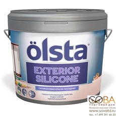 Краска Olsta Exterior Silicone купить по лучшей цене в интернет магазине стильных обоев Сова ТД. Доставка по Москве, МО и всей России