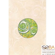 Декор Фьюжн Минт  "Рондо" 27,8х40,5 купить по лучшей цене в интернет магазине стильных обоев Сова ТД. Доставка по Москве, МО и всей России