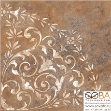 Керамогранит Монреаль 4Д  терракотовый розон 50х50 купить по лучшей цене в интернет магазине стильных обоев Сова ТД. Доставка по Москве, МО и всей России
