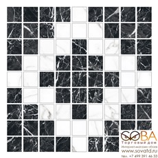 Мозаика Black & White  Микс K-61(60)/LR/m01/30x30 купить по лучшей цене в интернет магазине стильных обоев Сова ТД. Доставка по Москве, МО и всей России