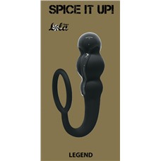 Анальная пробка с кольцом Legend от Lola Toys Spice It Up, 10 см