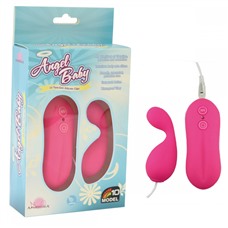 Вибростимулятор изогнутой формы розовый Angel Baby Pengiun pink10033001