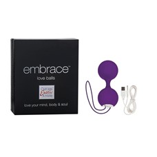 Вагинальные шарики EMBRACE LOVE BALLS PURPLE 4604-15BXSE