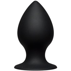 Чёрная анальная пробка Kink Ace Silicone Plug 4  - 10,16 см.