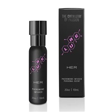 Женский спрей для тела с феромонами Lure Black Label For Her Pheromone Personal Scent - 10 мл.