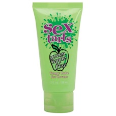 Оральный лубрикант с ароматом зеленого яблока Sex Tarts Lube - 59 мл.