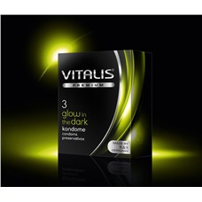 Презервативы VITALIS premium №3 Glow in the dark 12097VP