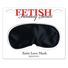 Черная сатиновая маска Satin Love Mask