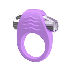 Эрекционное кольцо с вибрацией STYLISH SOFT TOUCH C-RING PURPLE 11473LV