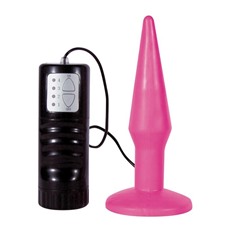 Анальная пробка с вибрацией Brutal Pink Plug Small 9636TJ