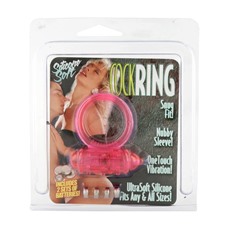 Виброкольцо VIBRATING COCKRING SILICONE PINK 2K771CPRSC